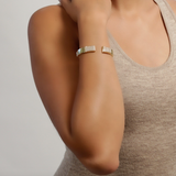 Sam Silver Pave CZ Cuff Bracelet
