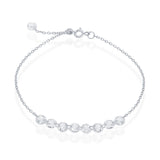 SS Linked CZ Bracelet