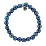 Blue Agate Stacker Bracelet