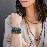 Scout Aqua terra Stone Stacker Bracelet