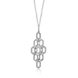 14k White Gold .15ct Diamond Necklace