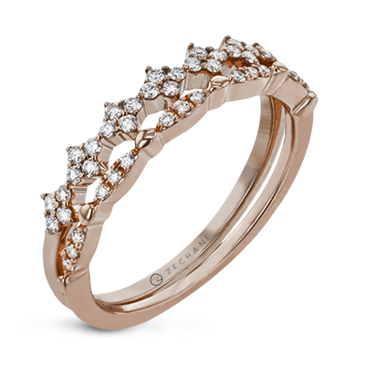 14kt Rose Gold .25ct Diamond Ring Set