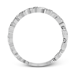 14kt White Gold .24ct Stackable Ring