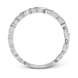 14kt White Gold .24ct Stackable Ring