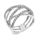 14kt White Gold .48ct Diamond Right Hand Ring