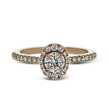 .50ct 14k Rose Gold Engagement Ring
