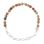 Scout Curated Wears Aqua Terra Mini Stone With Chain Stacker Bracelet Edit alt text