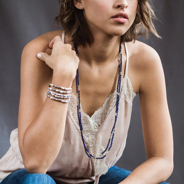 Scout Curated Wears Lapis Silver Stone of Truth Wrap