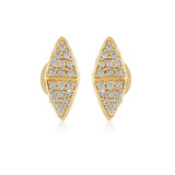 Chloe Gold Mini Pave CZ Studs
