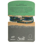 Scout Curated Wears Silver Azurite Stone of Heaven Wrap