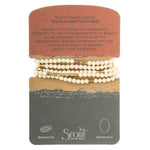 Scout Curated Wears White Fossil Jasper the Supreme Nurturer Wrap
