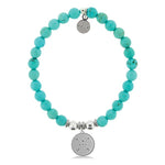 T. Jazelle Help Silver Friendship Arrows Turquoise Stone Bracelet