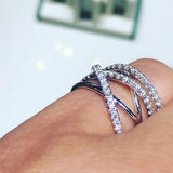 14kt White Gold .48ct Diamond Right Hand Ring