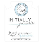 T. Jazelle Silver T Initially Your's Moonstone Stone Bracelet