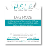 Silver Lake Mode Turquoise Stone Bracelet