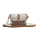 Leaf Print Small Cross Body Bag