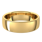 14k Gold Comfort Fit European Style Men's Wedding Band