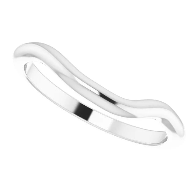 14k Gold Contour Wedding Band