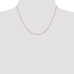 Nespoli Jewelers 10k Yellow Gold 1mm 18 inch Sparkle Singapore Chain