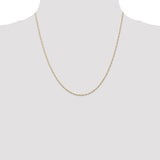 Nespoli Jewelers 10k Yellow Gold 1mm 20 inch Sparkle Singapore Chain