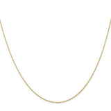 Nespoli Jewelers 10k Yellow Gold .95mm Sparkle Rope Chain