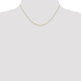 14k Yellow Gold .95mm 16 inch Sparkle Rope Chain