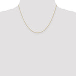 14k Yellow Gold .95mm 18 inch Sparkle Rope Chain