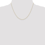 14k Yellow Gold .95mm 18 inch Sparkle Rope Chain