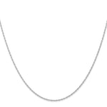 Nespoli Jewelers 10k White Gold .95mm Sparkle Rope Chain