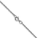 Nespoli Jewelers 10k White Gold .95mm Sparkle Rope Chain