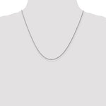 Nespoli Jewelers 10k White Gold .95mm 20 inch Sparkle Rope Chain