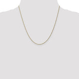 14k Yellow Gold .95mm 20 inch Sparkle Rope Chain