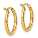 Nespoli Jewelers 10K Yellow Gold Polished 2mm Hoop Earrings