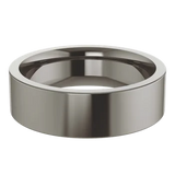 Titanium Comfort Fit Standard Weight Flat Men's Wedding Band