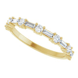 14k Gold .50ct Diamond Wedding Band