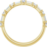 14k Gold .50ct Diamond Wedding Band