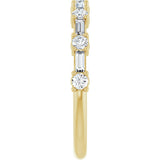 14k Gold .50ct Diamond Wedding Band