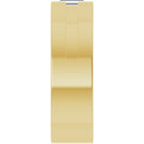14K Yellow 0.125ct Diamond Notched Wedding Band
