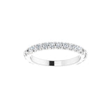 14K Gold .25ct Diamond Floral-Inspired Wedding Band