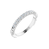 14K Gold .25ct Diamond Floral-Inspired Wedding Band