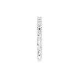 14K Gold .25ct Diamond Floral-Inspired Wedding Band