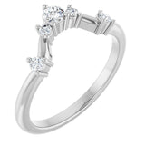 14k Gold .2ct Natural Diamond Wedding Band
