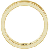 14k Gold Nature Inspired Floral Wedding Band