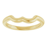 14k Gold Contour Wedding Band