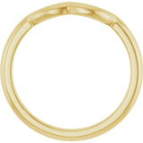 14k Gold Contour Wedding Band