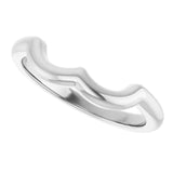 14k Gold Contour Wedding Band