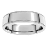 14k Gold Rope Edge Comfort Fit Wedding Band