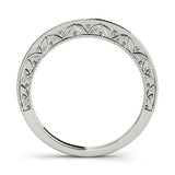 14k Gold Vintage Inspired Filigree Wedding Band