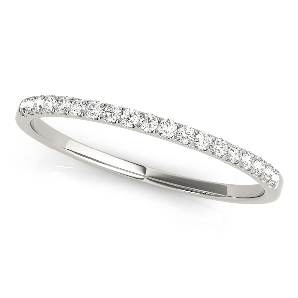 14k Gold Diamond Wedding Band