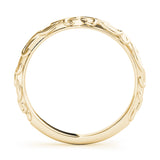 14k Gold Floral Inspired Wedding Band